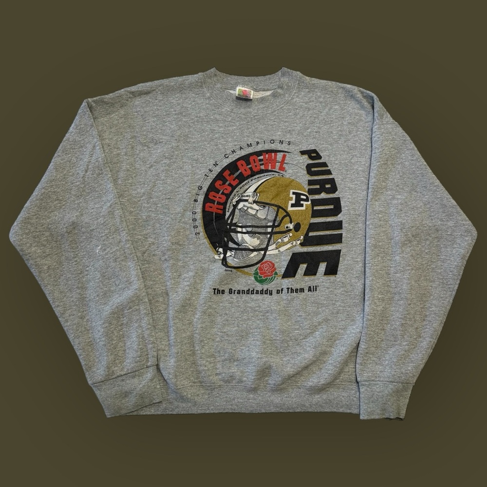 Vintage Y2K Rose Bowl Purdue Sweatshirt